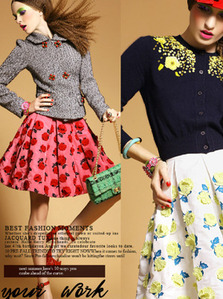 #New winter floating flowers embroidered flowers D A-line tutu skirt   [ARB095] 아르체